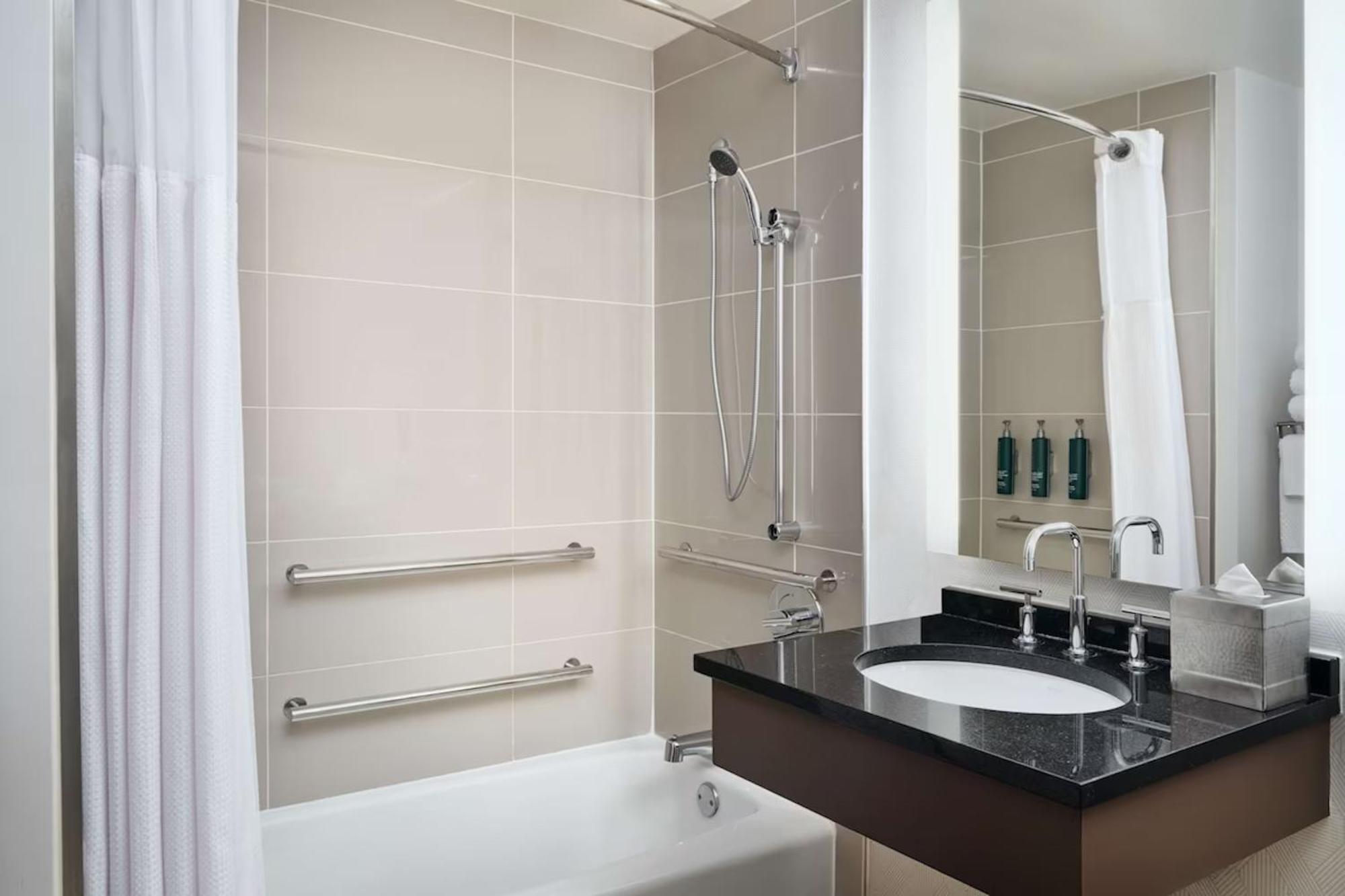 King Room Bath Tub Mobility Access