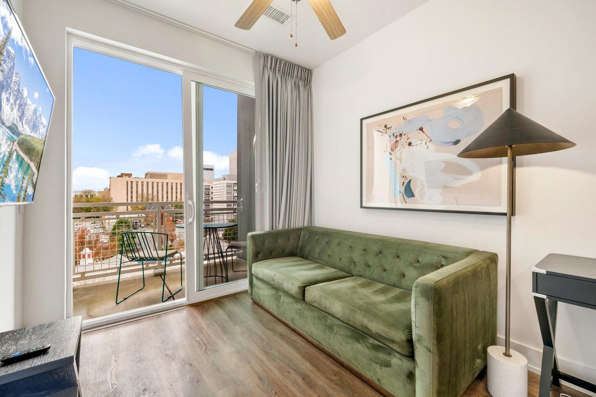 One-Bedroom Apartment Balcony