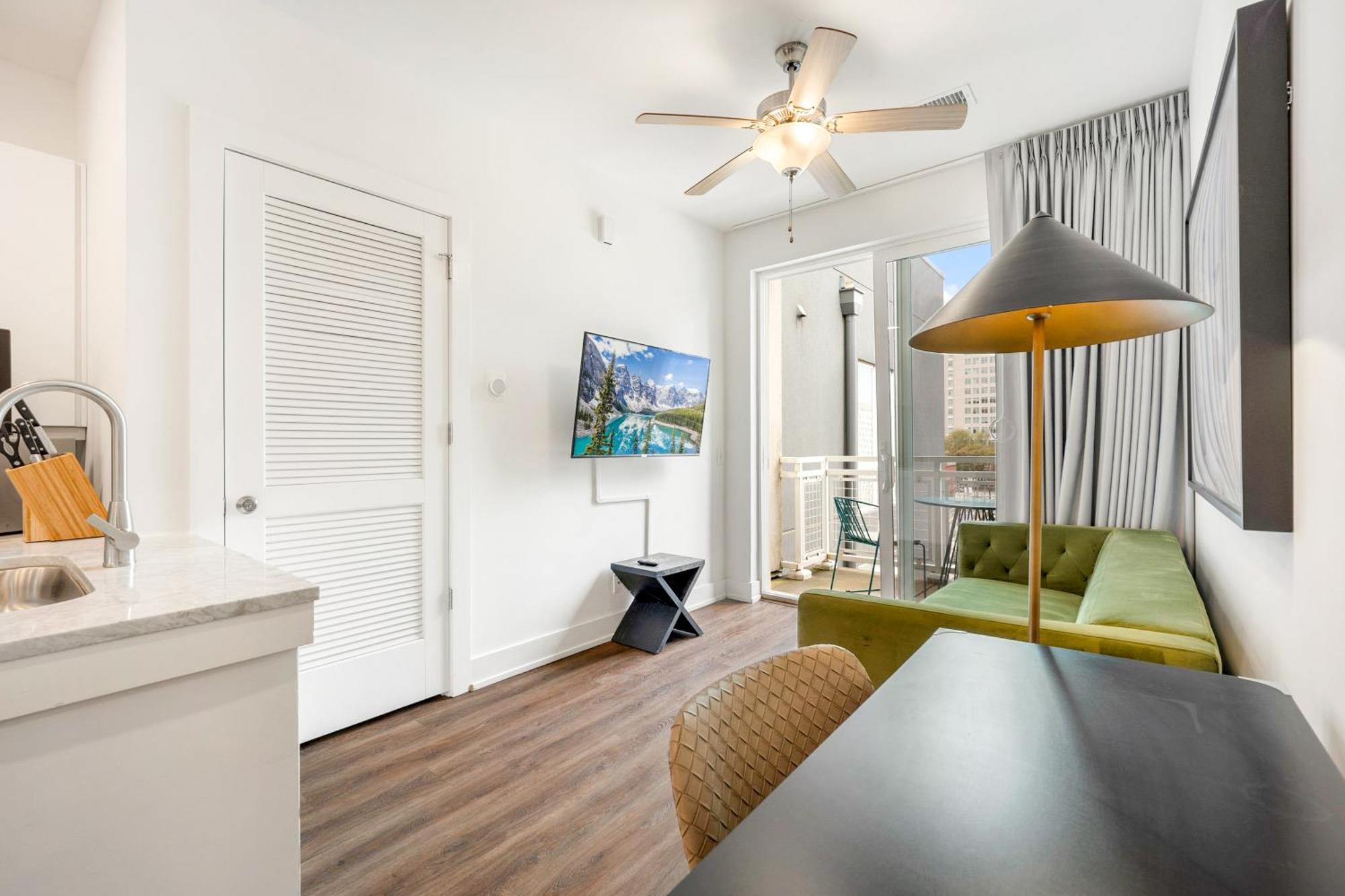 One-Bedroom Apartment Balcony