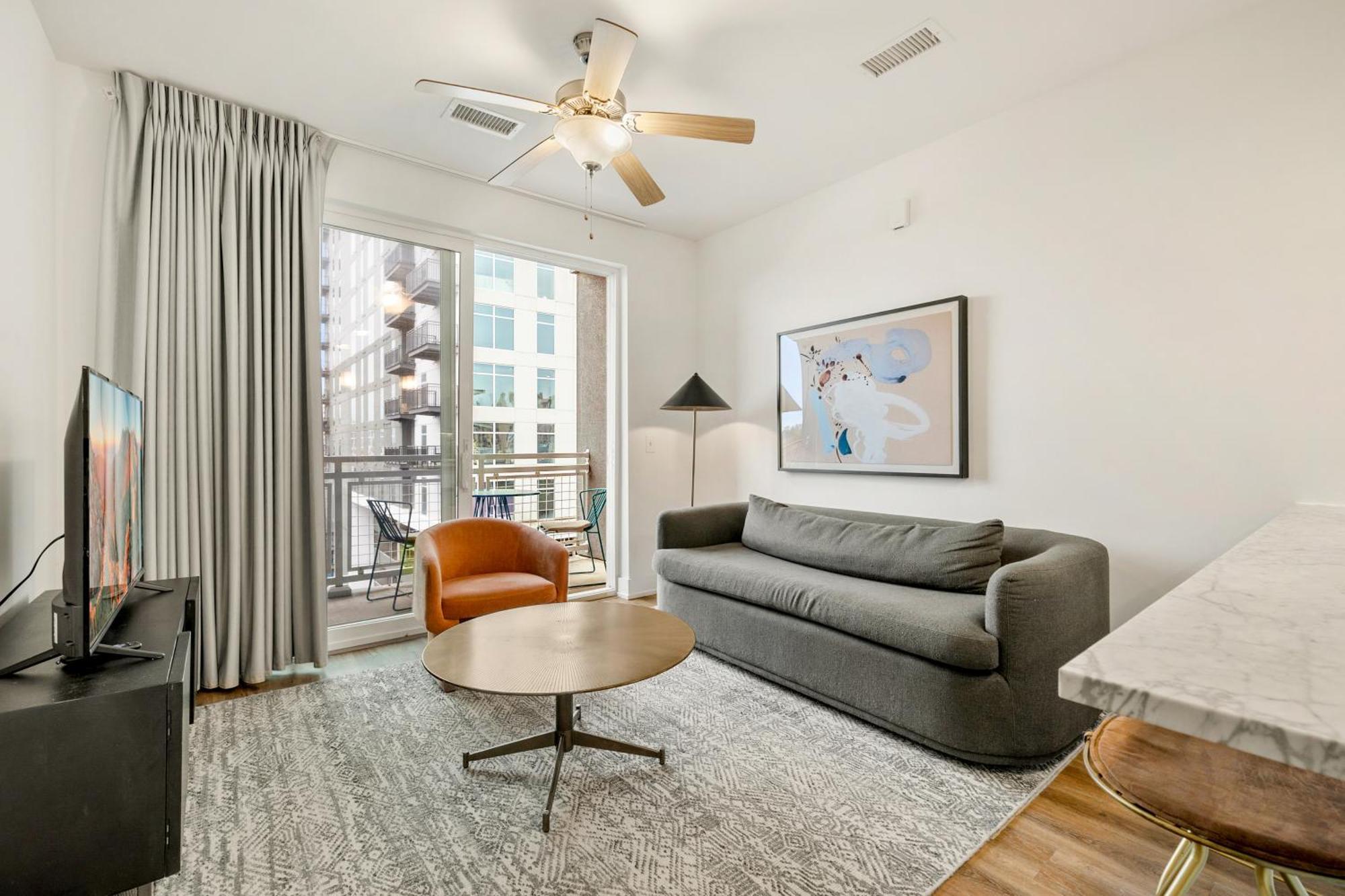One-Bedroom Apartment Balcony