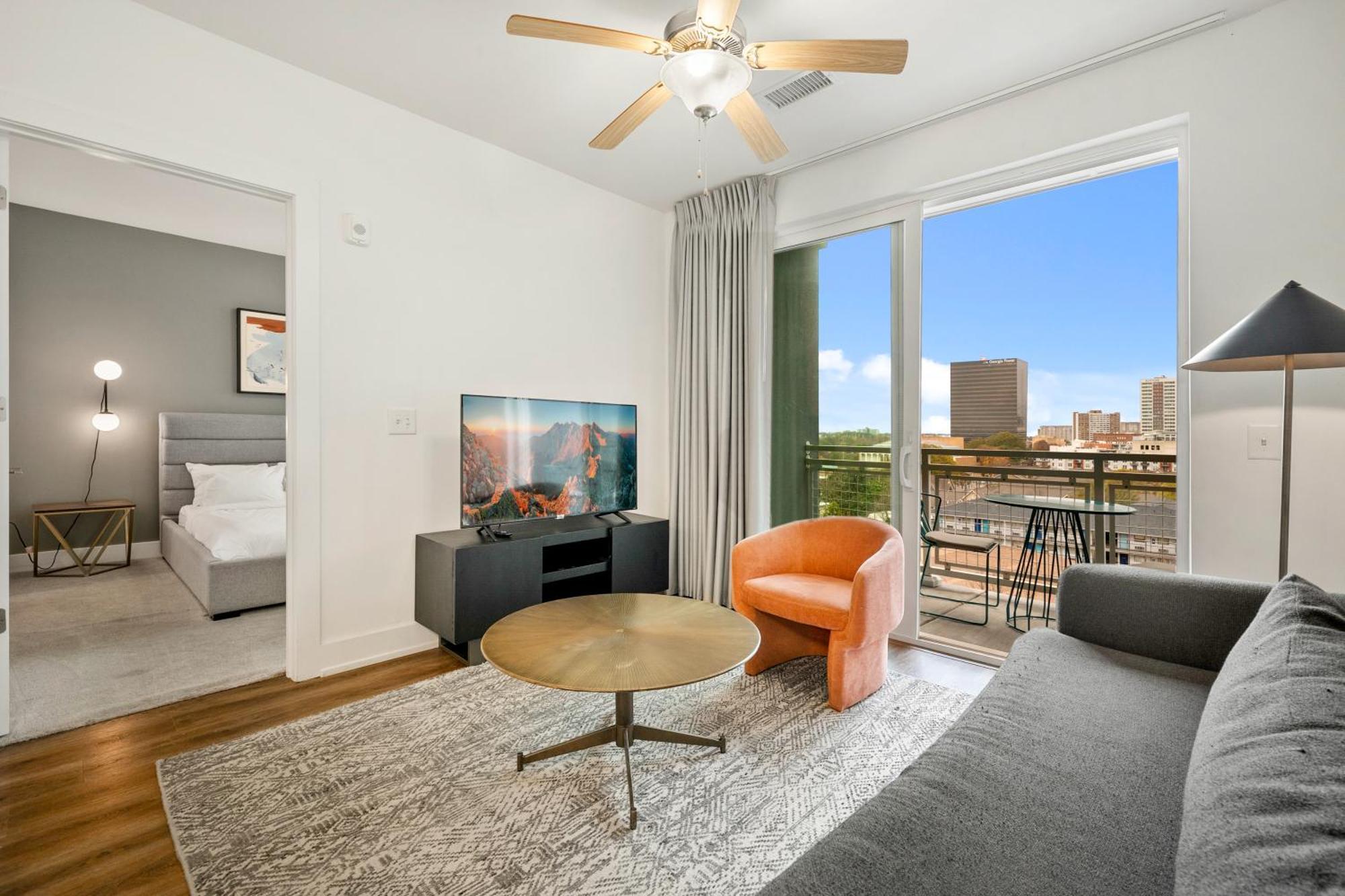 One-Bedroom Apartment Balcony